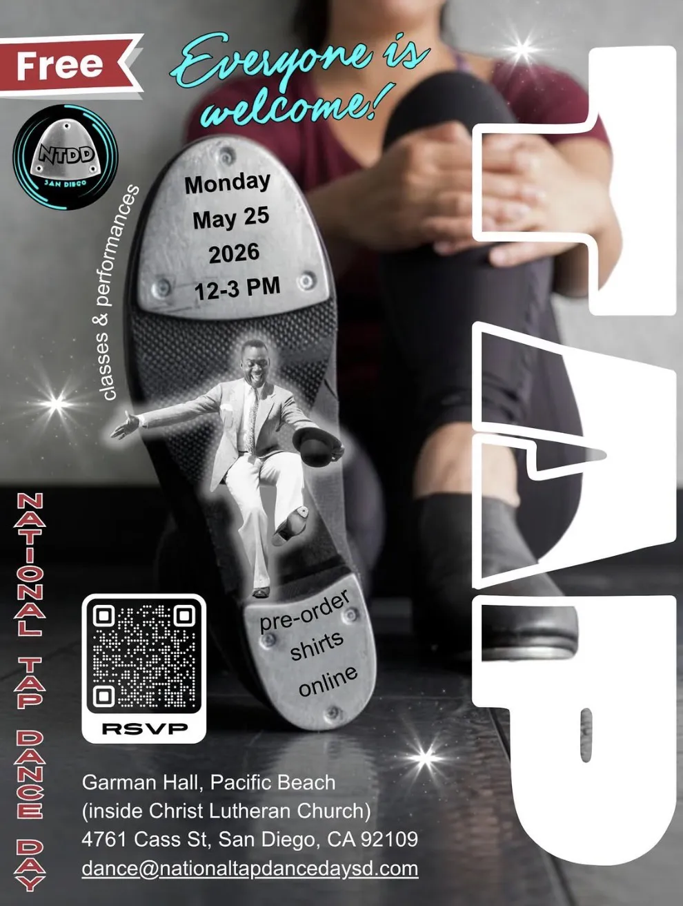 National Tap Dance Day in San Diego 2026 Details